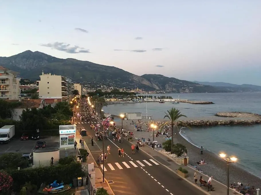 Apartment T4 Front De Mer ,Piscine 25 Metres ,Wifi,6A8 Personnes,Parking,Garage Roquebrune-Cap-Martin
