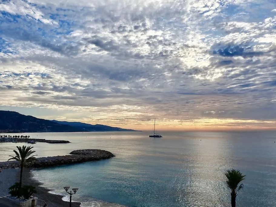 T4 Front De Mer ,Piscine 25 Metres ,Wifi,6A8 Personnes,Parking,Garage Roquebrune-Cap-Martin France